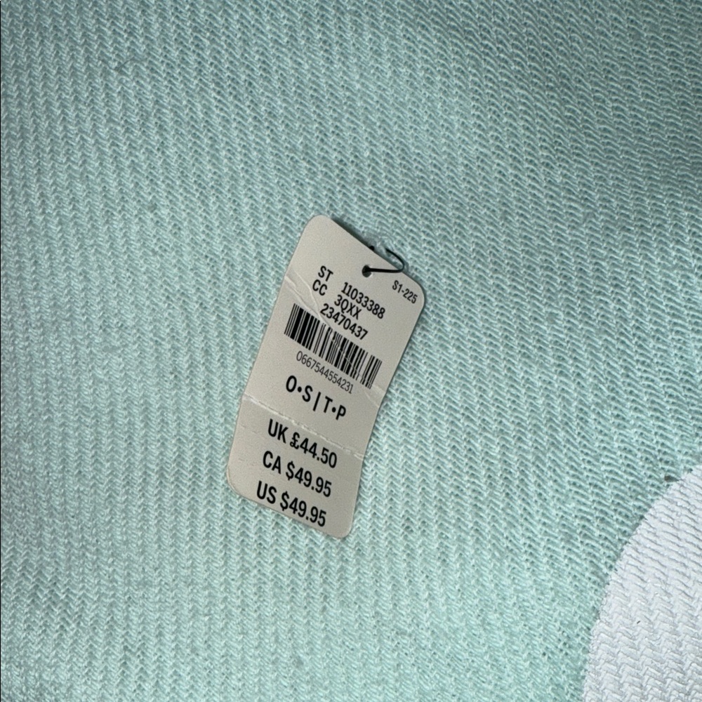 PINK Mint Green Beach Blanket - Picture 4 of 4